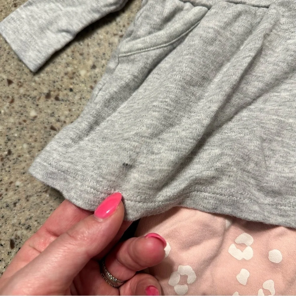 5/$20 Mac & Moon 3 Month Matching shirt and leopard pants